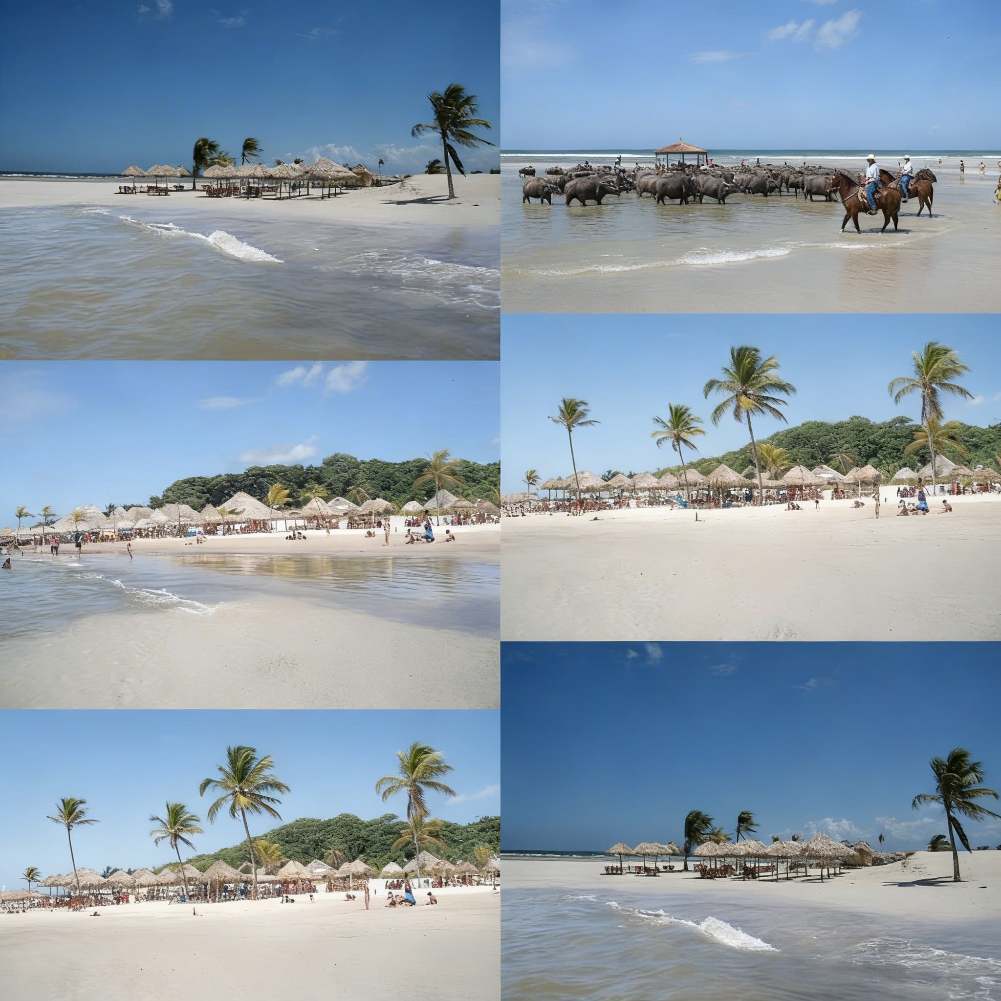 Praia do Pesqueiro ao pôr do sol