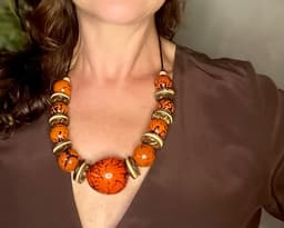 Marajo natural seed bio jewelry