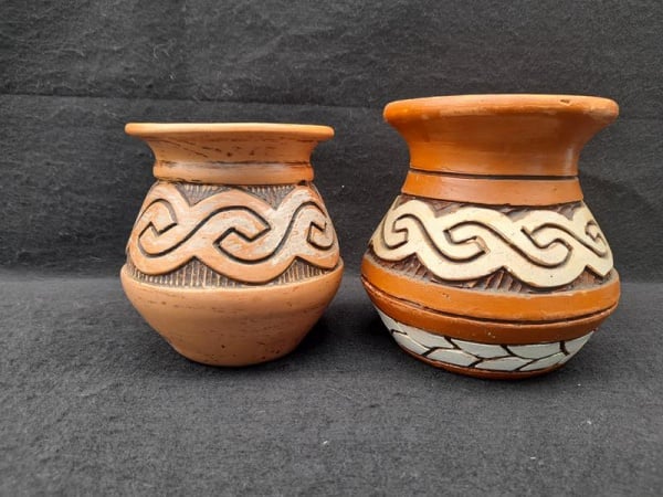 Vaso Marajoara Artesanal